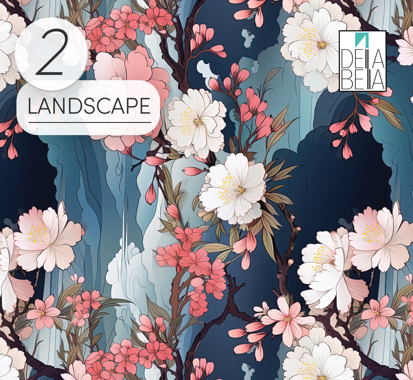 Japanese Style Vinyl Wrap For Furniture, Fridge Wraps, Tiles, Kitchen, Fridge Makeover, Peel and Stick , Self Adhesive Film, Upclycling