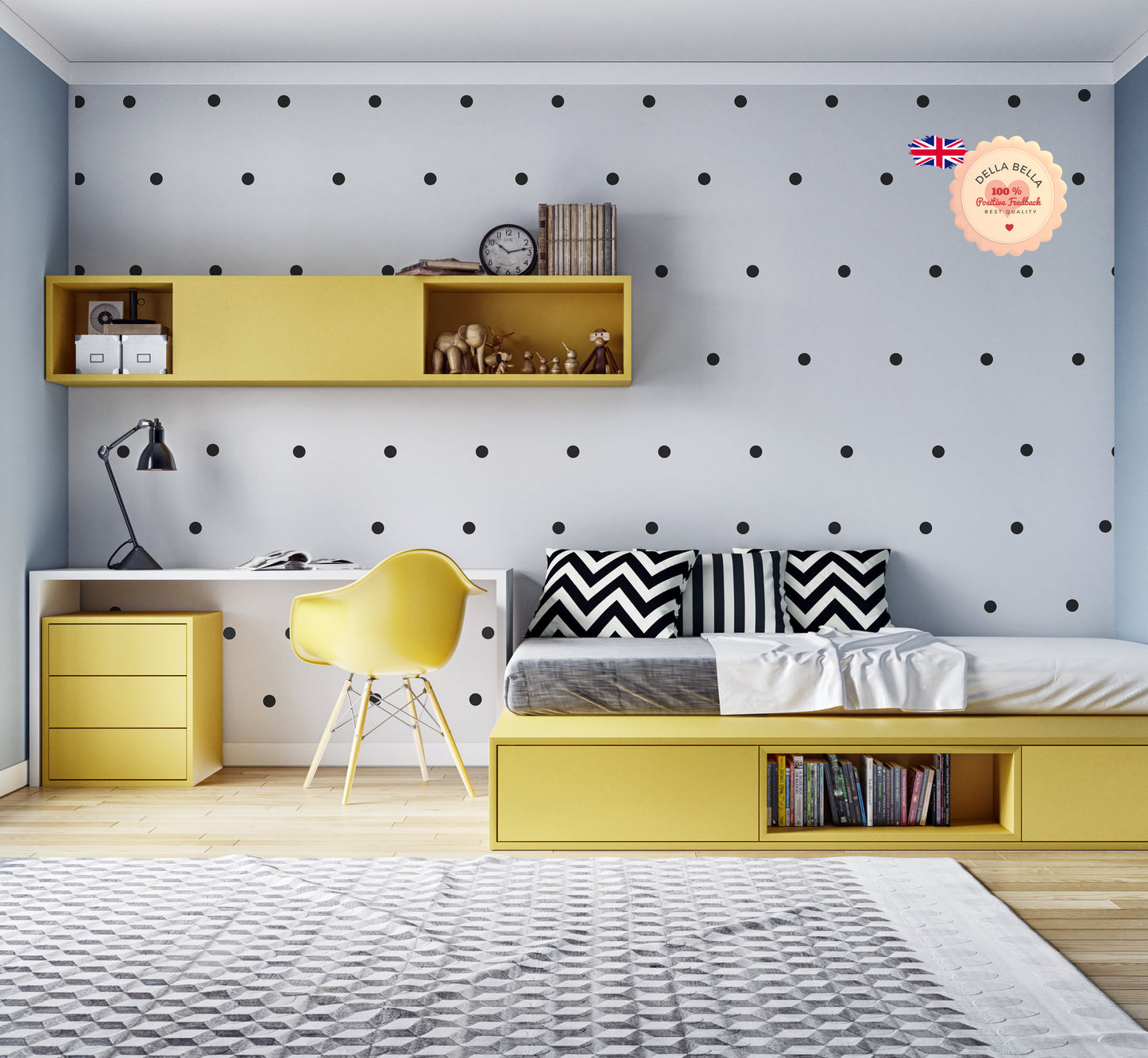 Mini Polka Dot 204x stickers Wall Art Decal Sticker