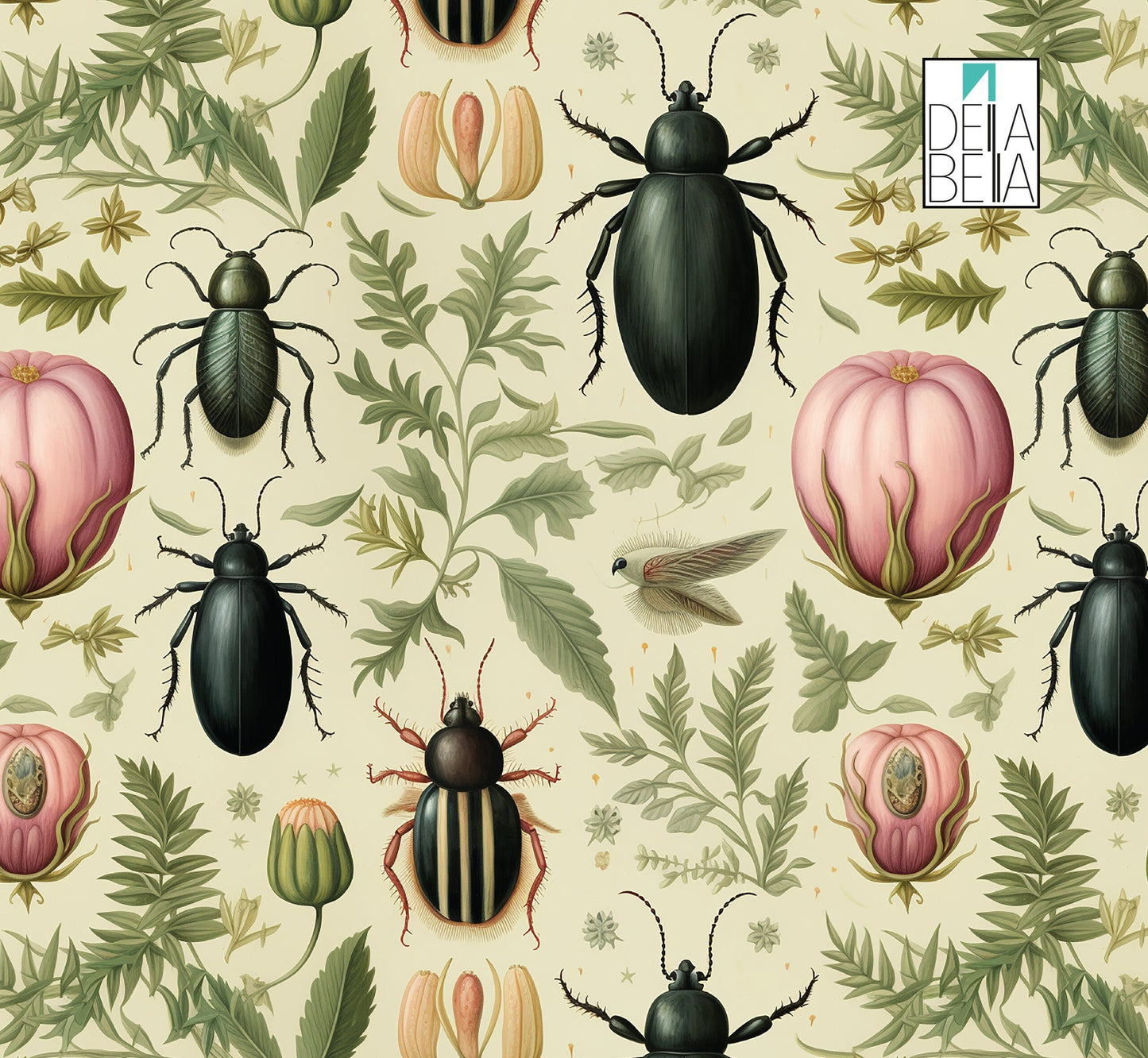 Peel & Stick Beetle Vinyl Self Adhesive Vinyl Sticky Back