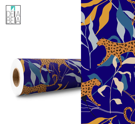 Vinyl Wrap For Furniture Leopard Print Self-Adhesive