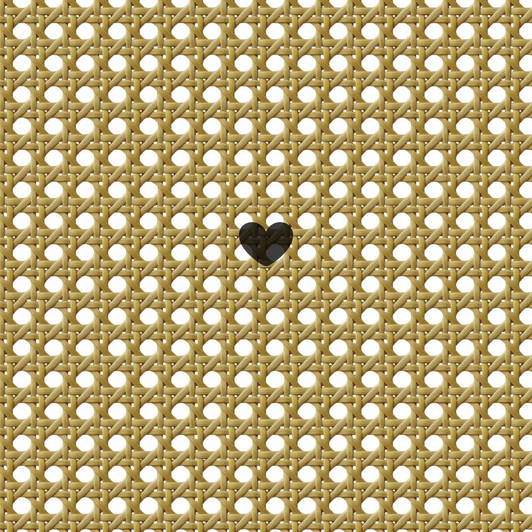 Rattan Vinyl Wrap For Furniture Woven Cane Effect Self Adhesive Film Decal, Home Decor, Walls, Garden furniture, Upcycling Projects Decor