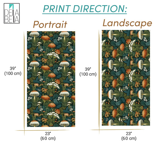 Maximalist Wild Flowers Vinyl Wrapping for Furniture, Vintage Bohemian