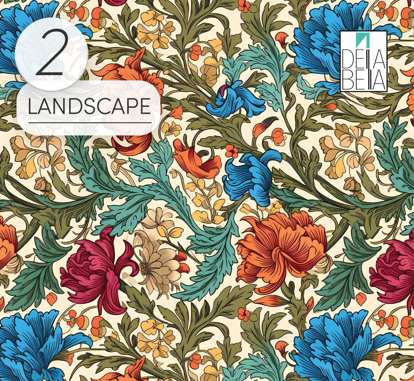 Vinyl Wrap for Furniture William Morris Inspired