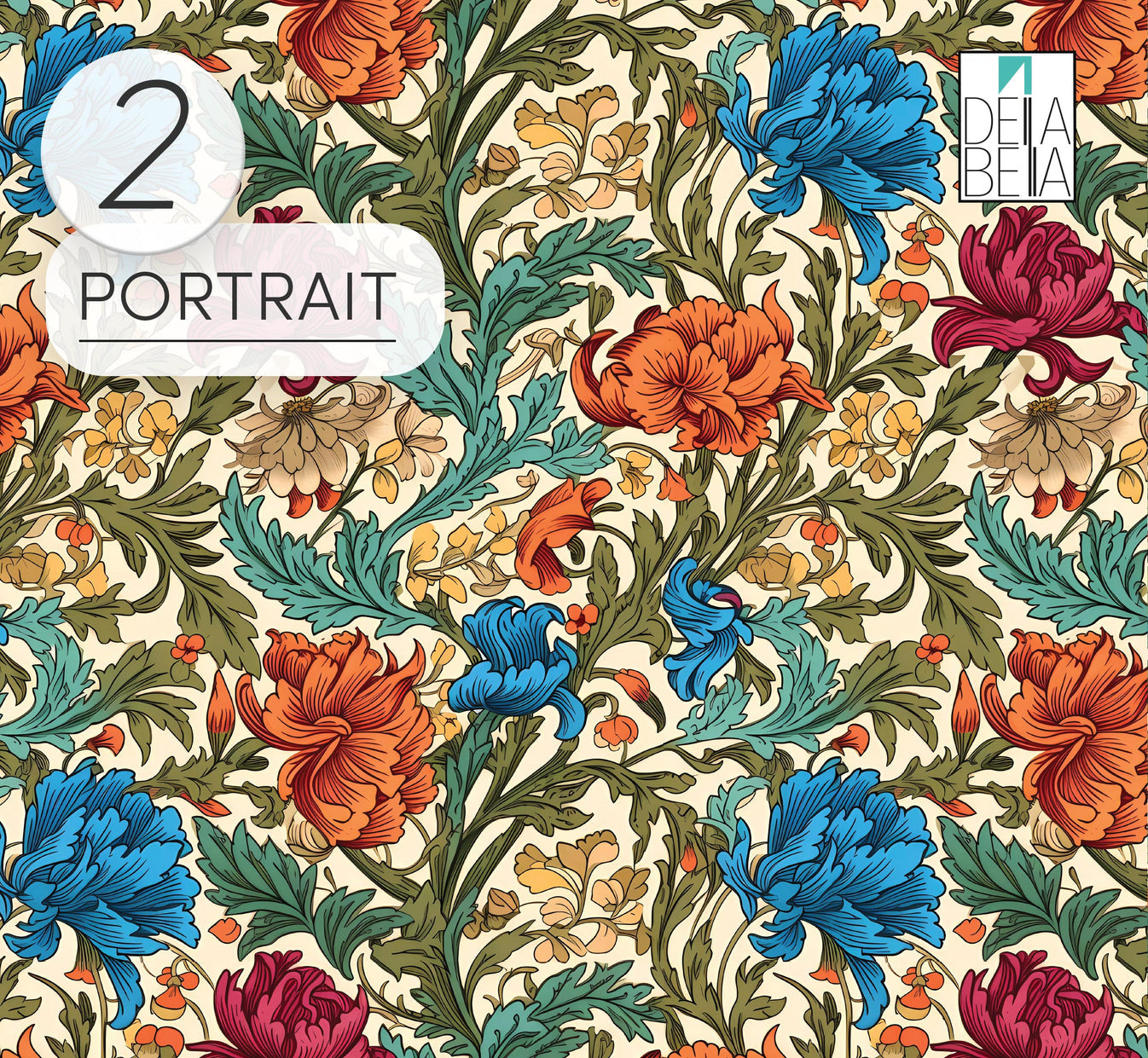 Vinyl Wrap for Furniture William Morris Inspired