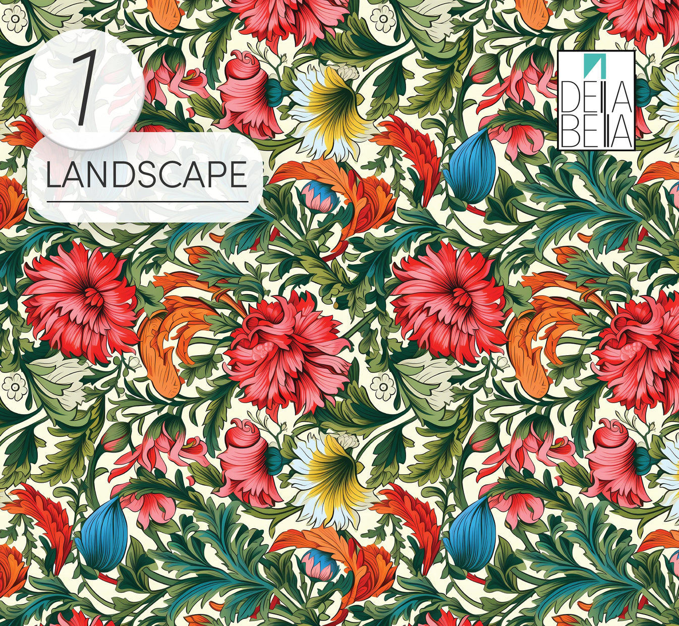 Vinyl Wrap for Furniture William Morris Inspired