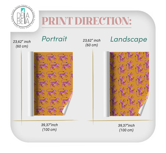 Peel and Stick Back Vinyl Wrapping for Furniture Wild Flowers