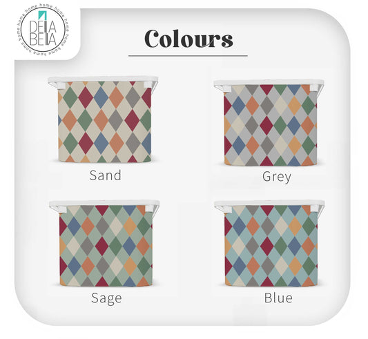 Circus Nursery Stickers for IKEA Trofast - Harlequin Storage Wraps