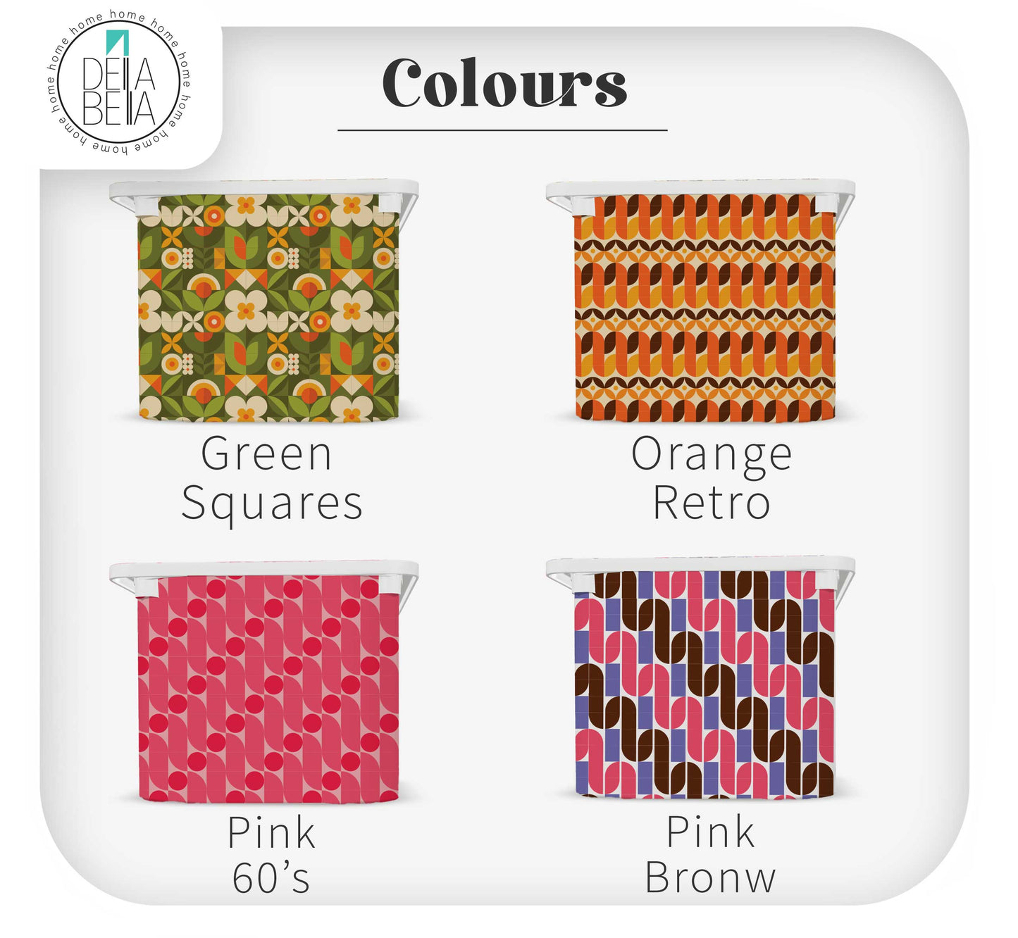 Retro IKEA Trofast Stickers | 60s Style Decals for Kids Rooms UK