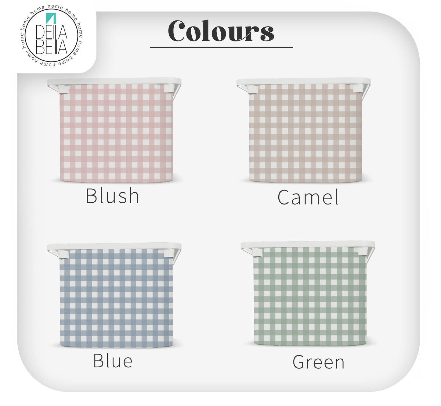 Gingham Stickers to Ikea Trofast Storage