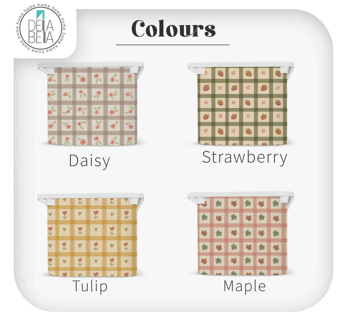 IKEA Trofast Stickers Plaid Petals Storage Box Decals