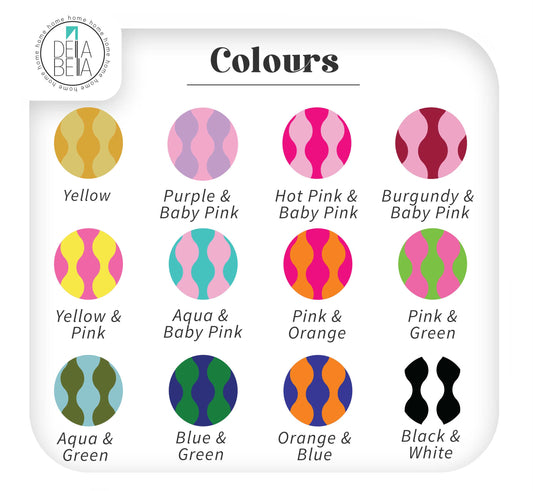 Wiggle Lines Vinyl Furniture Wraps (Fits IKEA® Trofast) | Fun Playroom Decor