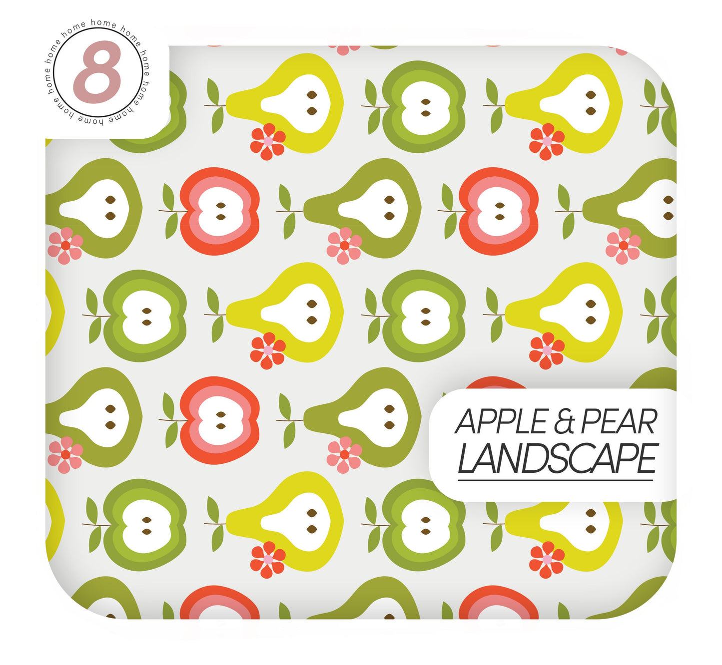 Retro Vinyl Wrapping for Kitchen Fruits Designs