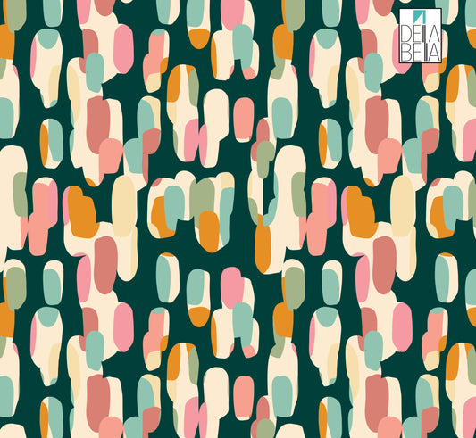 Pastel Brush Dots Vinyl Wrap for Furniture