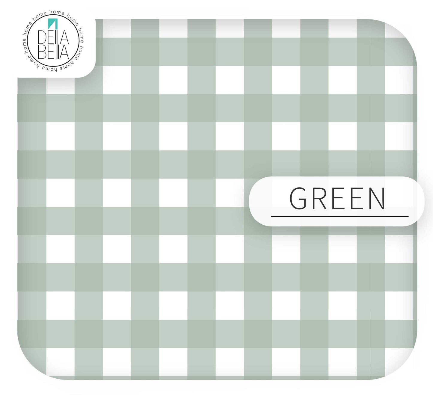 Gingham Stickers to Ikea Trofast Storage