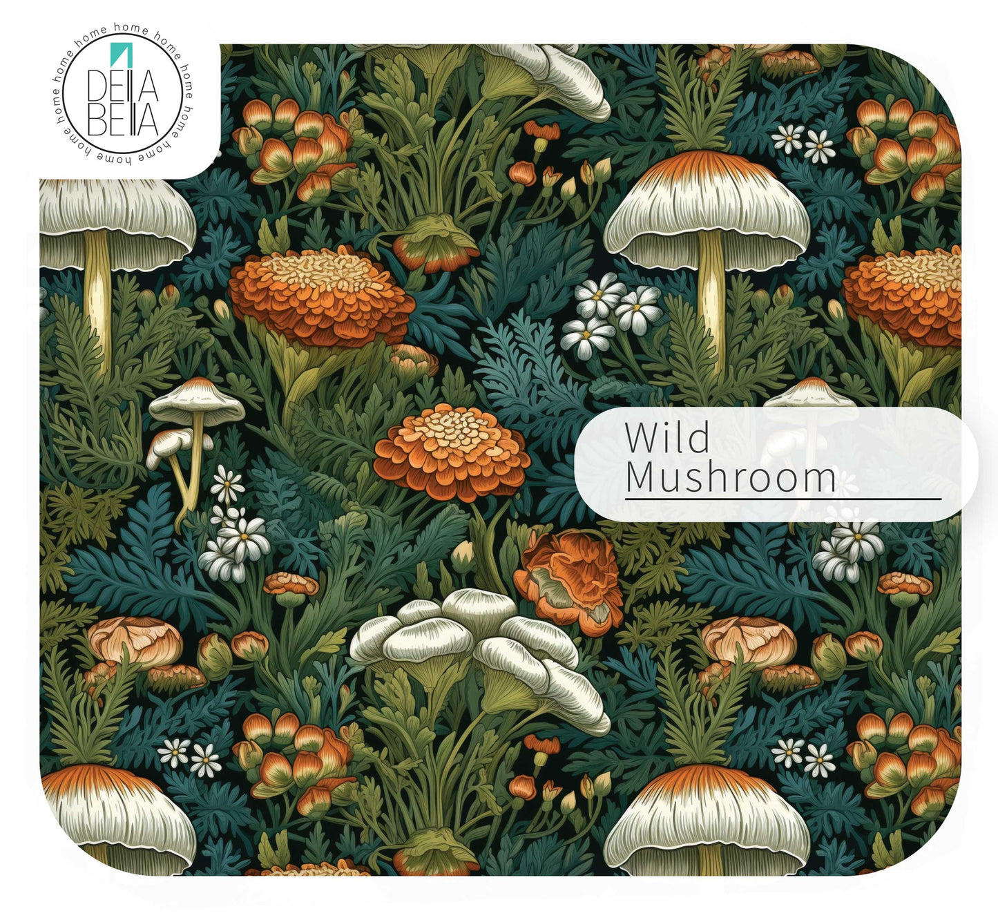 Mushroom Maximalist Sticker Collection for Ikea Trofast Unit