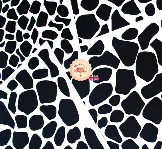 Dalmatian Spot Wall Stickers UK (320 Pack) - Irregular Polka Dot Wall Decals