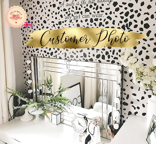 Dalmatian Dots Spots Wall Sticker 320x Polka dot Hand Drawn Girls bedroom home office Playroom The Biggest Set Dalmatian 320x Dots per set