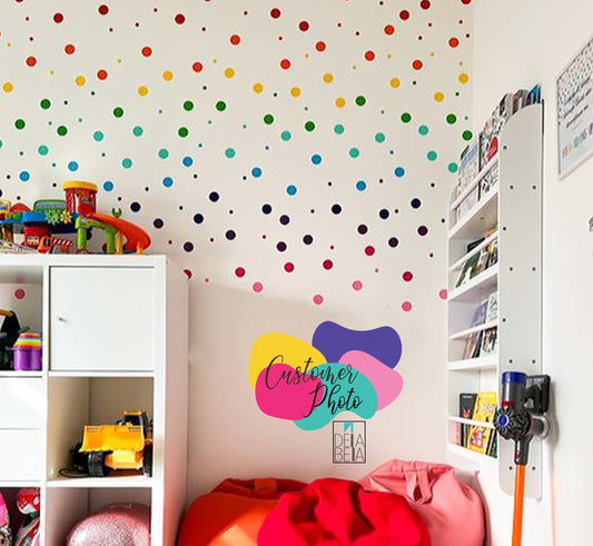 Polka Dot Wall Stickers 198x Stickers