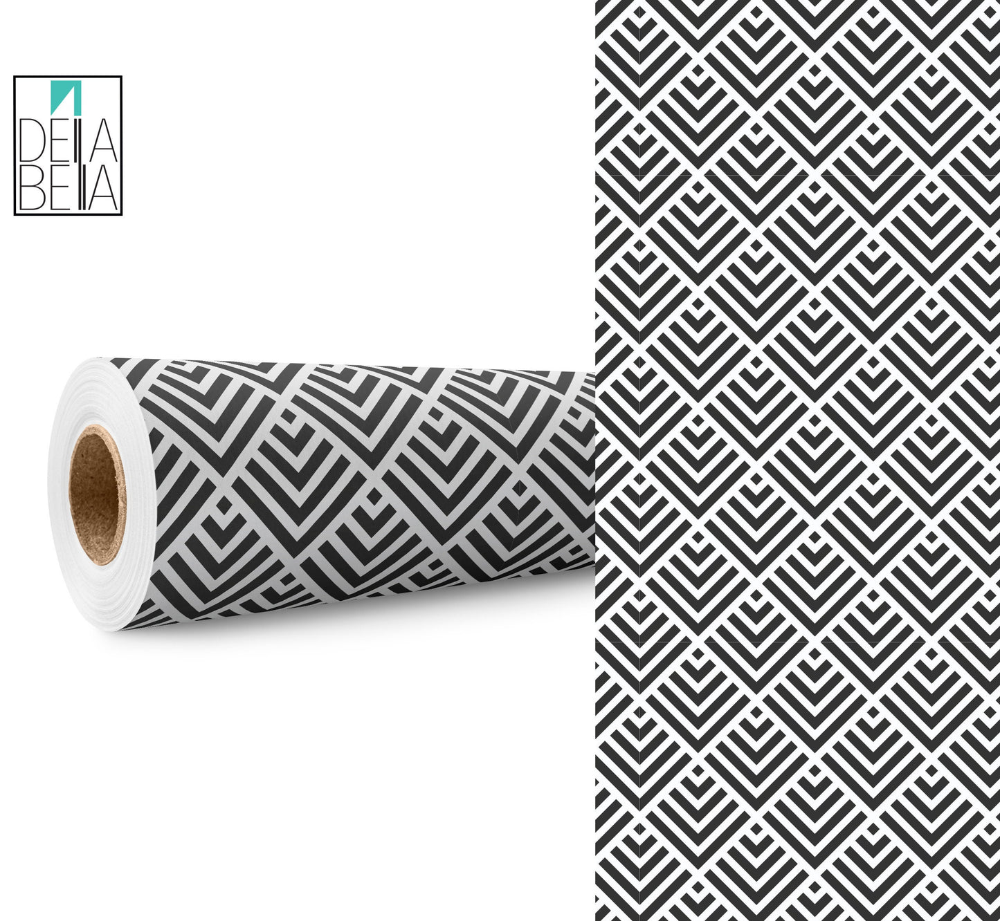 Vinyl Wrapping For Furniture Triangle Geometric Peel & Stick Wrap Vinyl Home Vinyl Wrap, Fridge Wrap, Stair Stickers, Sticky Back Plastic