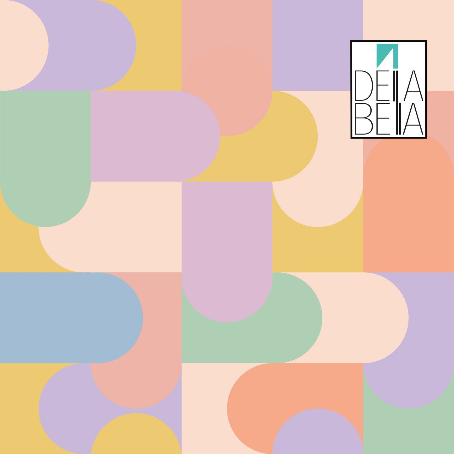 Geometric Modern Art Bauhaus Vinyl Wrap For Furniture Geometric, Kitchen Cabinets, Abstract, Wrapping for Furniture, Home Decor, Upcycling