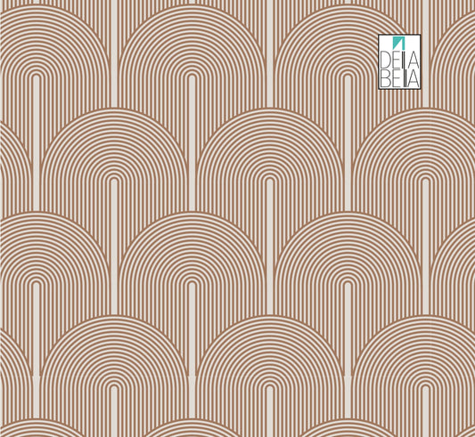 Japandi, Vinyl Wrap for Furniture, Boho, Arches, Lines, Kitchen Cabinets, Retro, Decor Fridge Wrap, Vinyl Wrapping, Sticky Back Plastic 2023