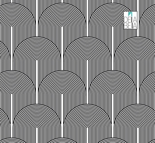 Minimalist Boho Vinyl Wrap for Furniture, Japandi, Arches, Lines, Kitchen Cabinets,Retro Decor, Fridge Wrap, Vinyl Wrapping, Sticky Back