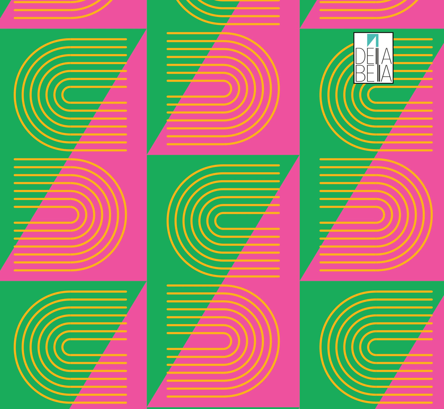 Pink Vinyl Peel & Stick Arch Lines Wrap For Furniture Fridge, Pop Art, Retro Geometric, Kitchen Cabinets Wrapping Home Decor Upcycling