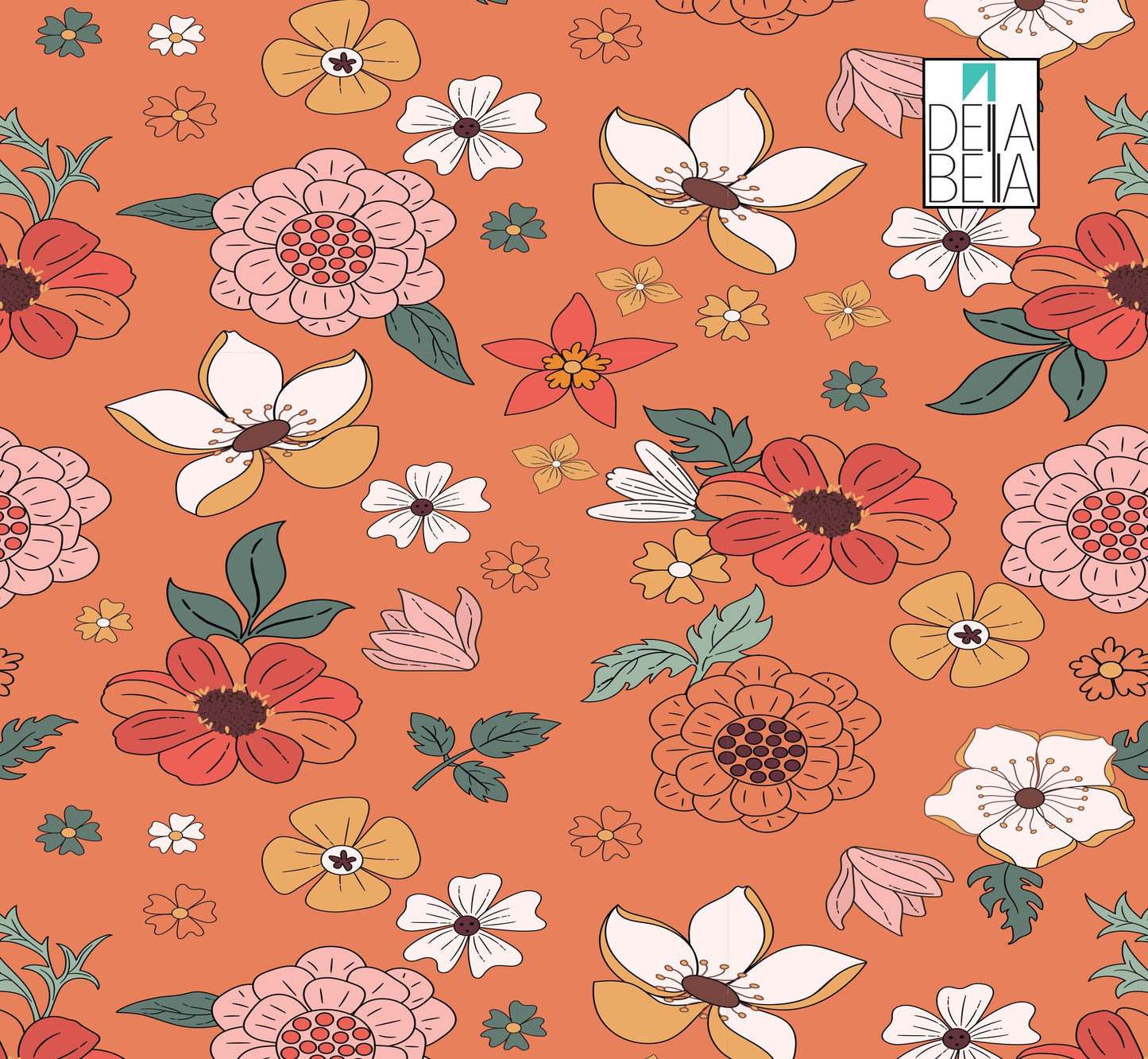 Rolls of colourful floral patterned furniture wrap UK