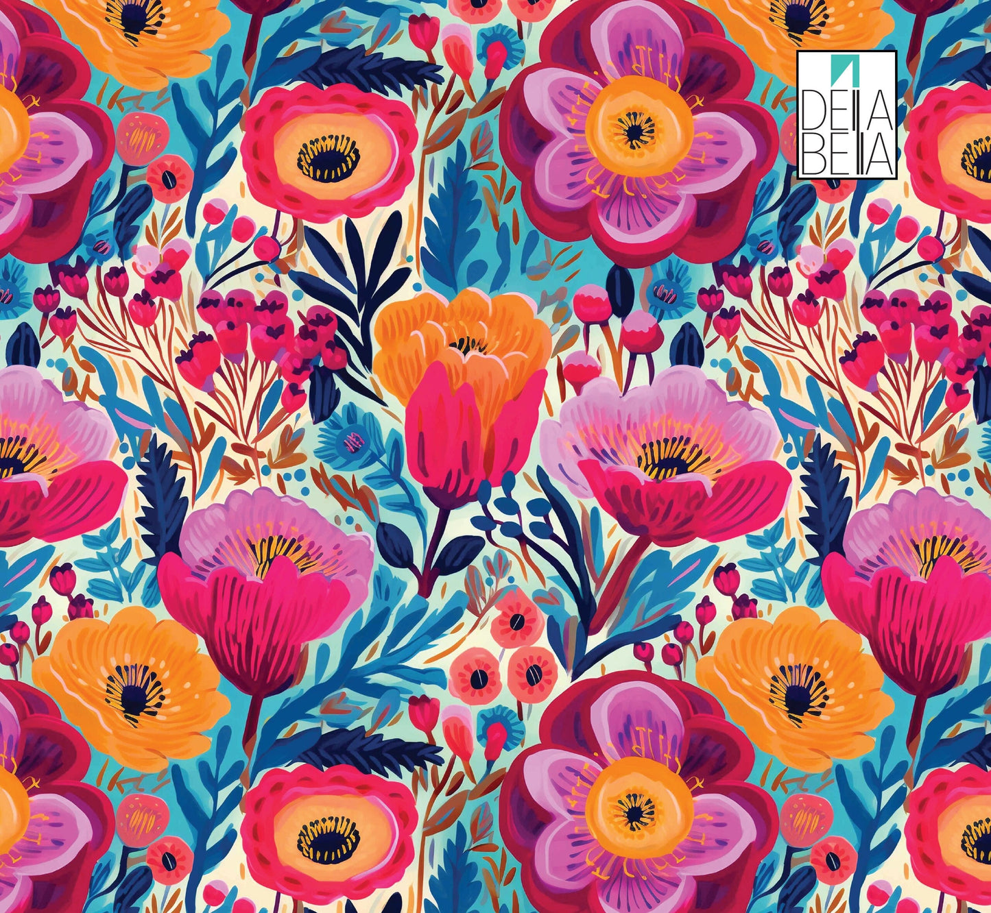 Maximalist floral vinyl wrap applied to white IKEA Malm drawers