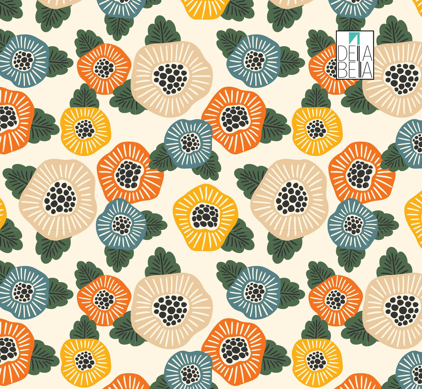 Vintage flower design peel and stick vinyl for furniture