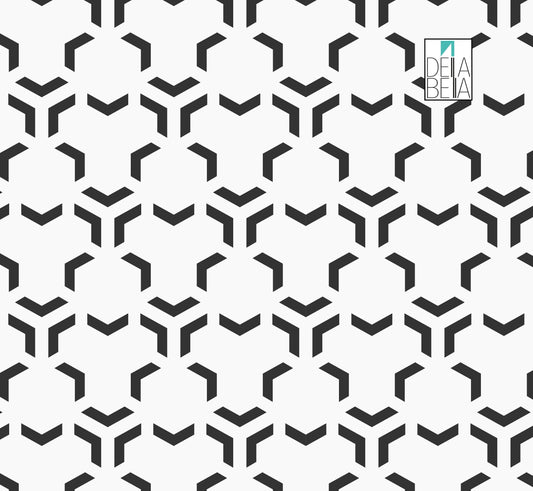 Self Adhesive Vinyl Geometric Wrap For Furniture Wrapping Retro Minimalist  Kitchen Cabinets, Fridge Wrap, Sticky Back Plastic