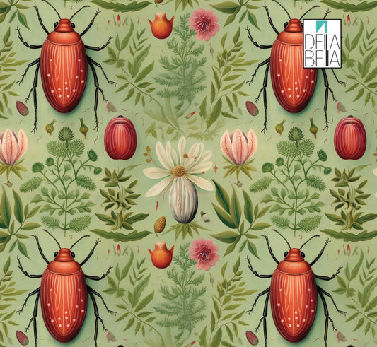Botanical Maximalist Decor Vinyl for Furniture Beetle Kitchens Backsplash Cabinets Cupboard Cupboard Wraps Self Adhesive Sticky Back Peel