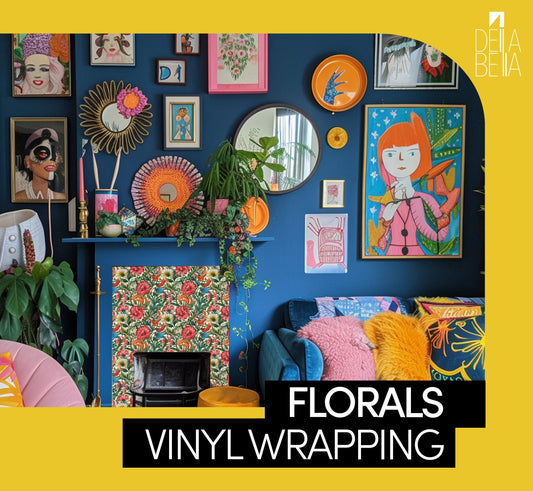 Vinyl Fridge Wrap William Morris Inspired