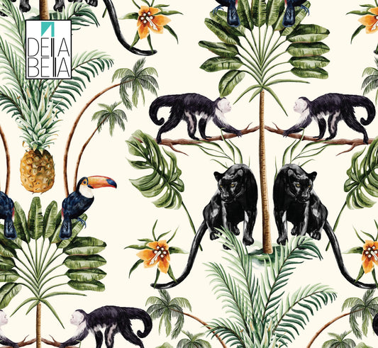 Wrap Furniture Decal, Monkey Furniture Stickers, Vinyl Wrap,Stairs Stickers,Retro, Kitchen Sticker, Tiles, Peel and Stick Upcycling