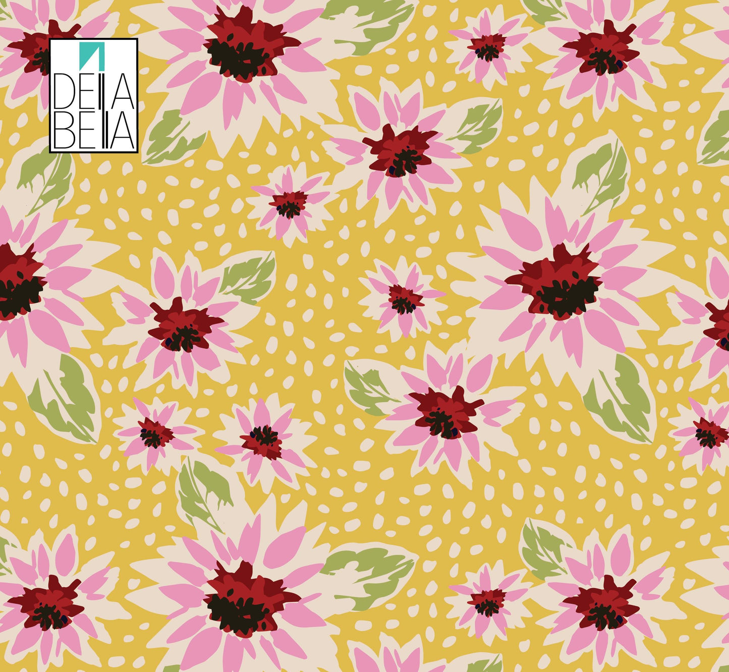 Floral pattern self-adhesive vinyl wrap roll