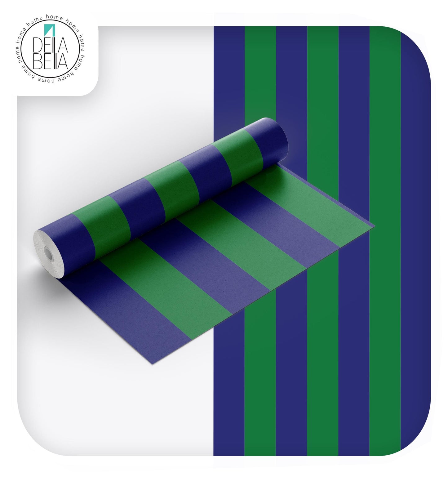 Yellow Stripe Vinyl Wrap Peel & Stick Self Adhesive Retro Decor