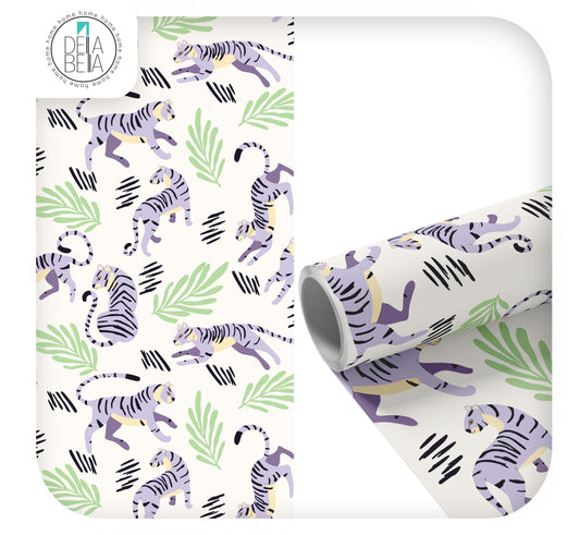 Bohemian Vinyl Wrap Peel and Stick for Kitchen Worktops, Wardrobes, KitchenWrap, Adhesive Vinyl for Furniture Home Decoration, Leopards