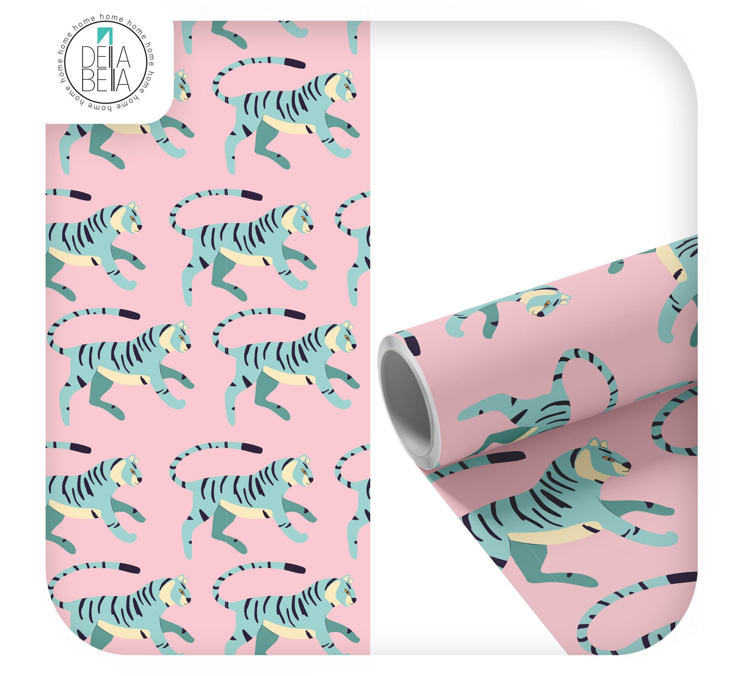 Leopards Peel and Stick Vinyl Wrap for Kitchen Worktops, Wardrobes, Kitchen Vinyl Wrap, Adhesive Vinyl for Furniture, Desk, Home Decoration