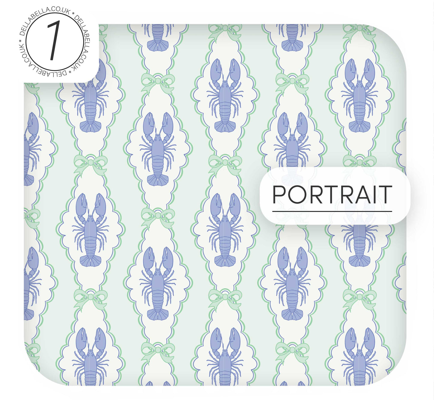 Vintage Bow Lobsters Vinyl Wrapping