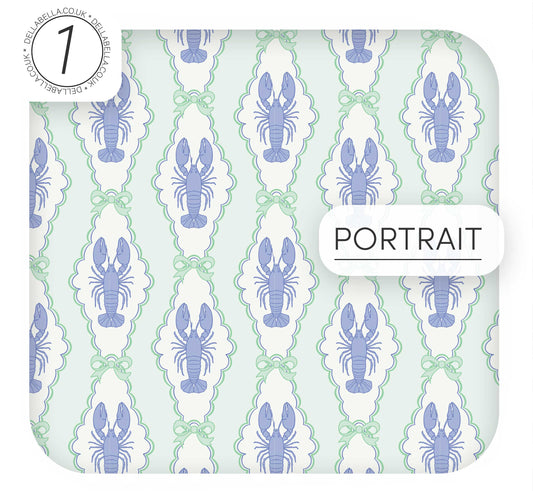 Vintage Bow Lobsters Vinyl Wrapping