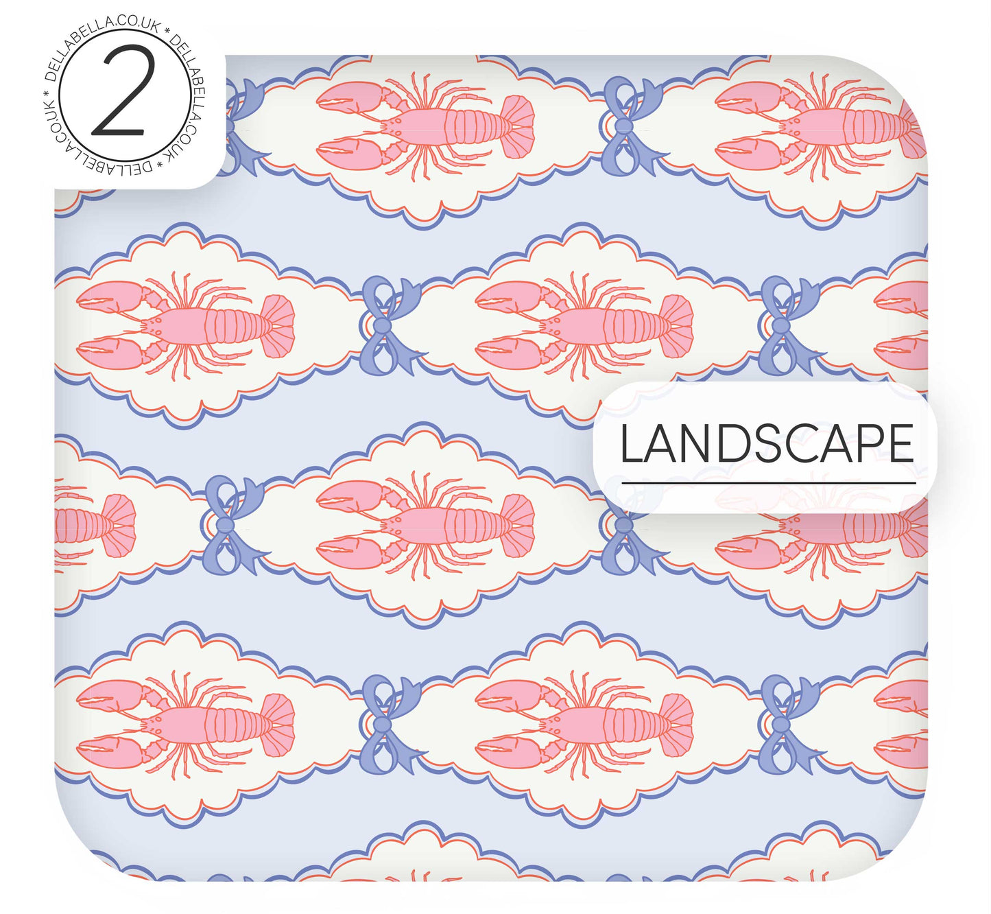 Vintage Bow Lobsters Vinyl Wrapping