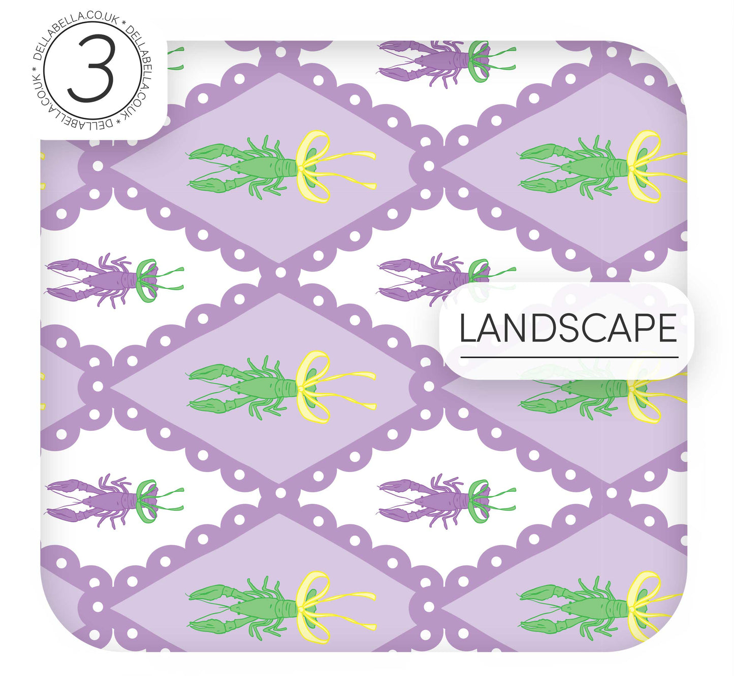 Vintage Bow Lobsters Vinyl Wrapping