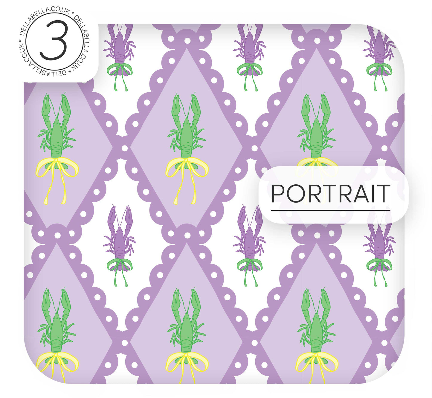 Vintage Bow Lobsters Vinyl Wrapping