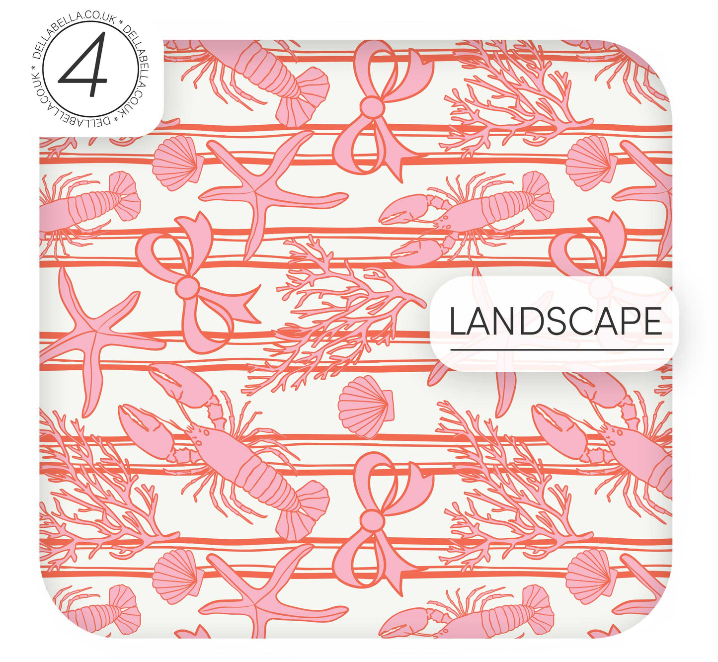 Vintage Bow Lobsters Vinyl Wrapping