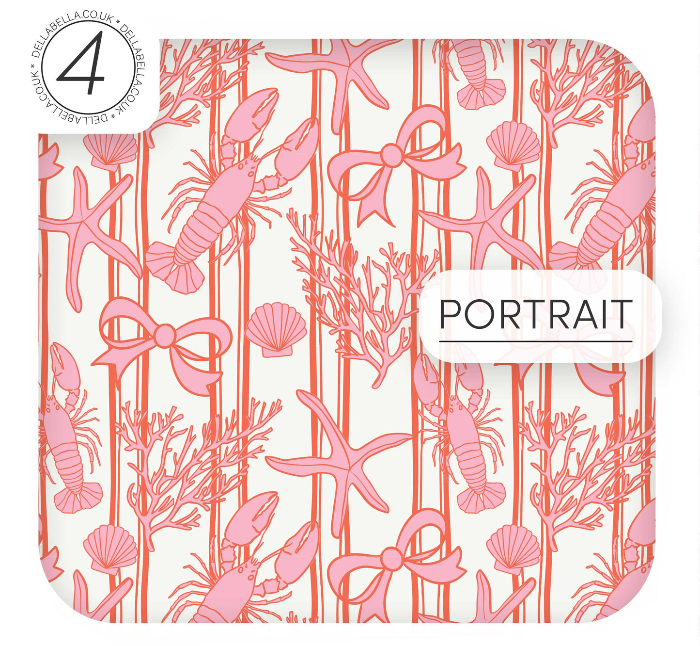 Vintage Bow Lobsters Vinyl Wrapping