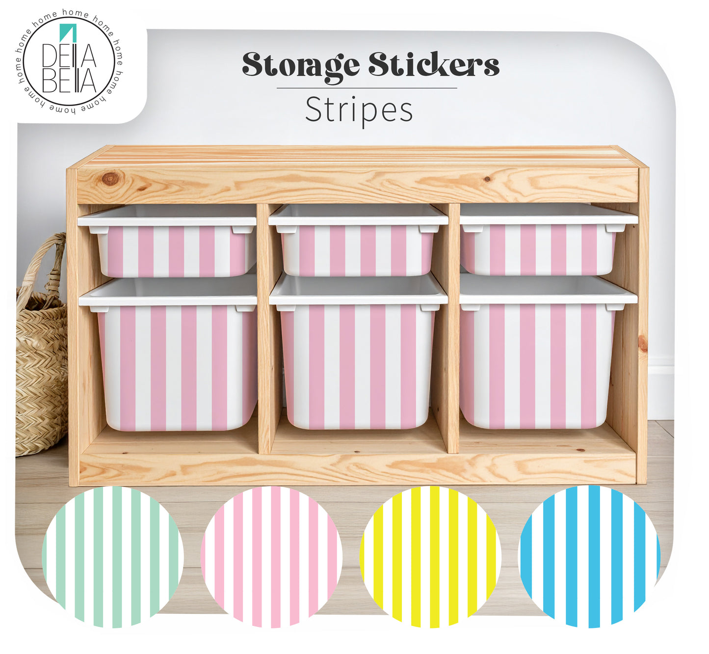 Stripes IKEA TROFAST Stickers