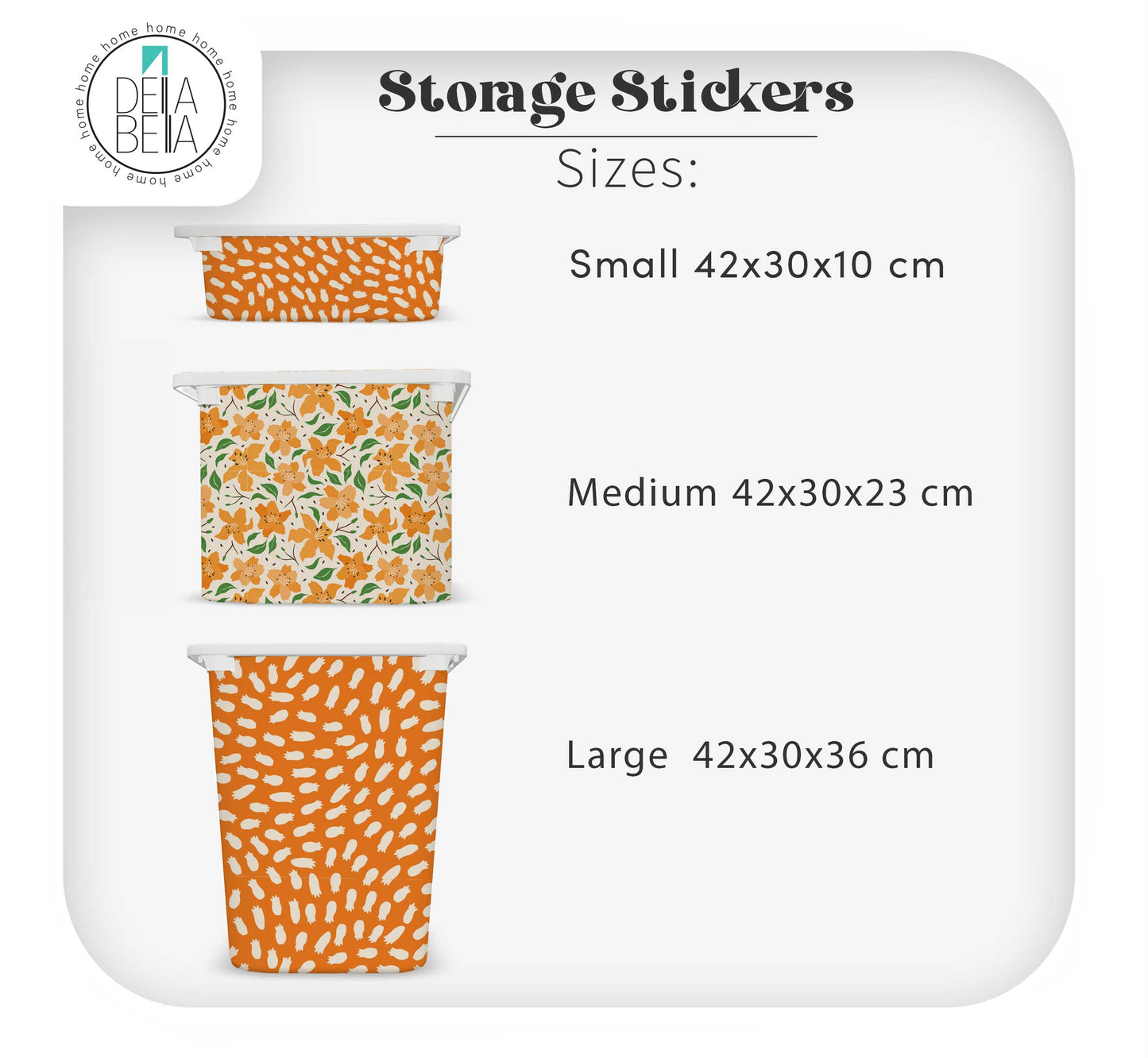 Stickers to Ikea Trofast Bins Storage Boho Peel & Sticker