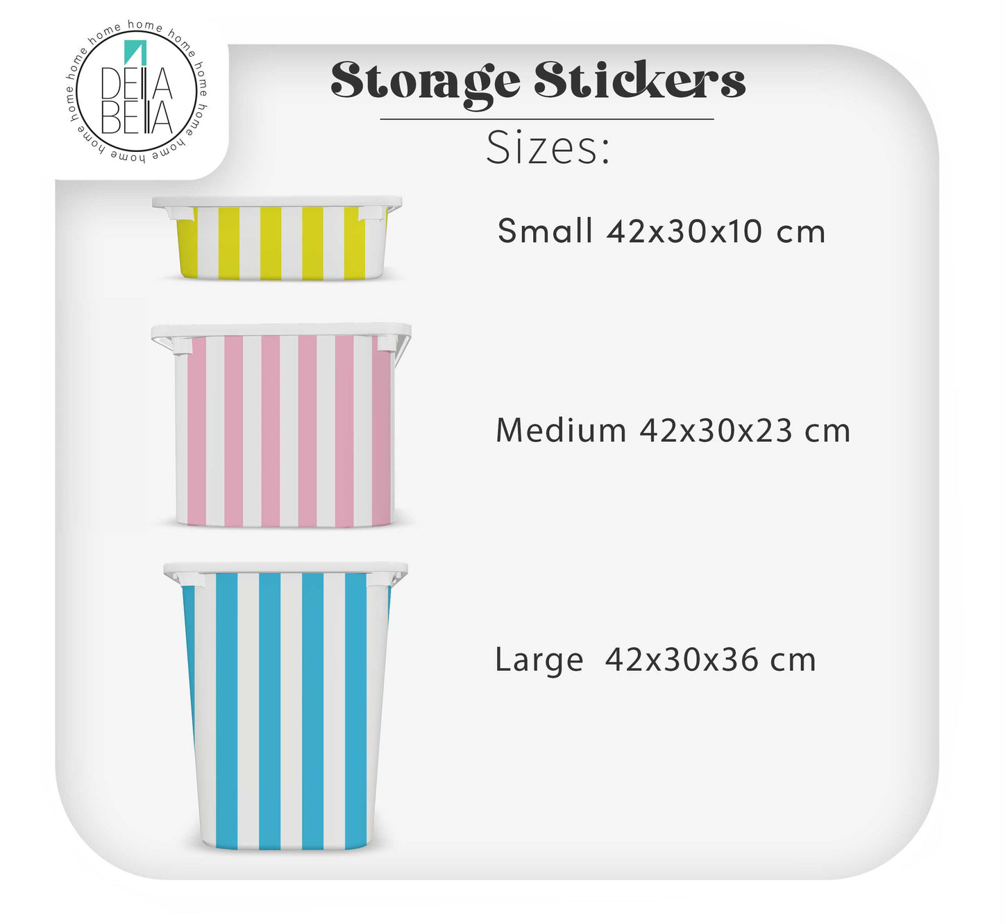 Stripes IKEA TROFAST Stickers