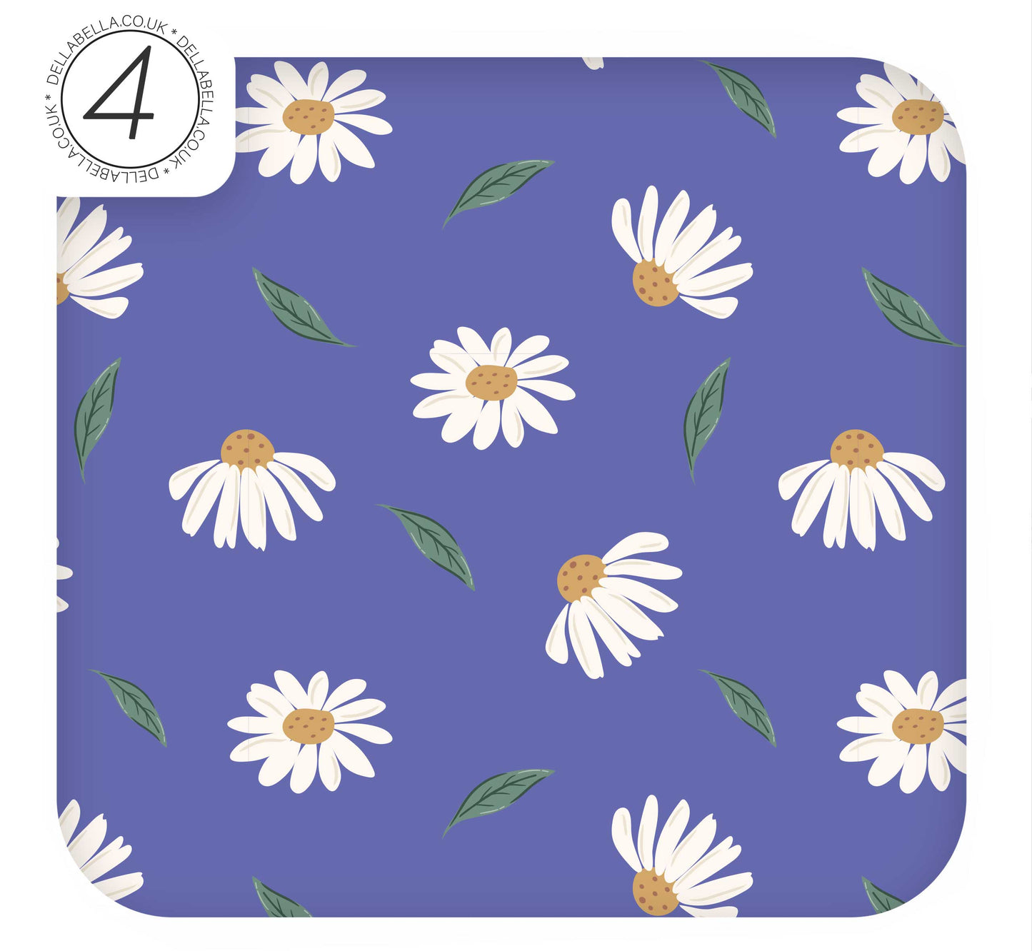 Floral design decorative vinyl wrap sheet
