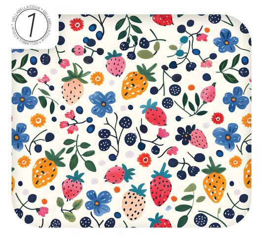 Strawberry Vinyl Wraps for Furniture Kitchen Cabinet Makeover